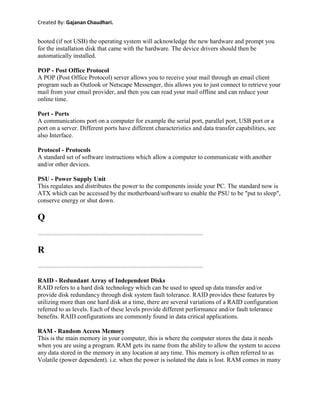 General Information About Information Technologies