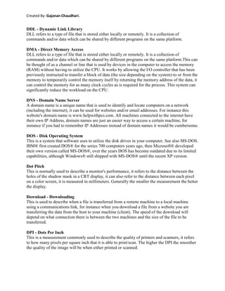 General Information About Information Technologies