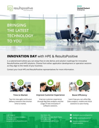 Software Innovation Day HPE Technology Innovation Day | PDF