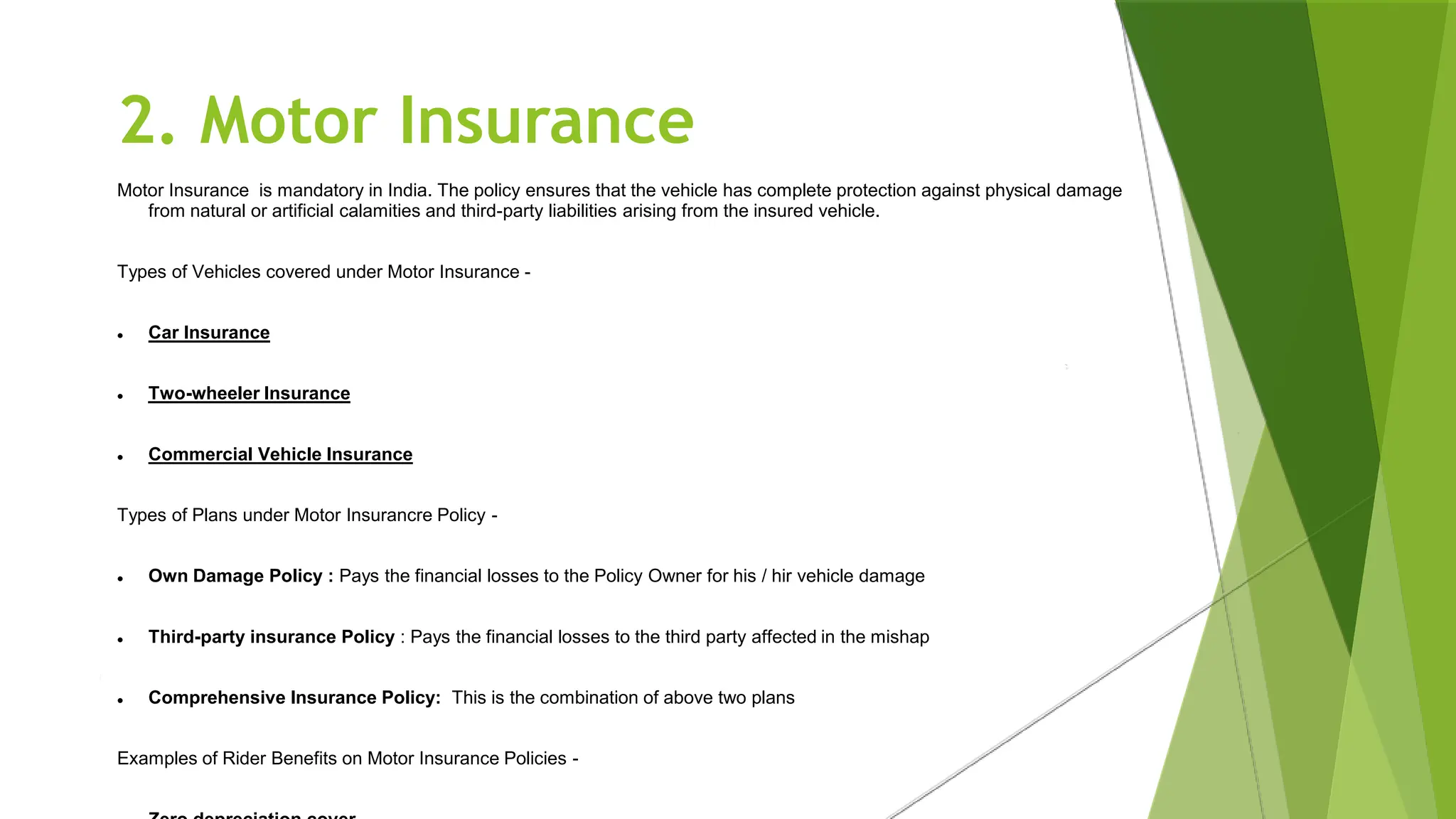 General Insurances(Helth & Motor) PPT (2) (1) (1).ppt