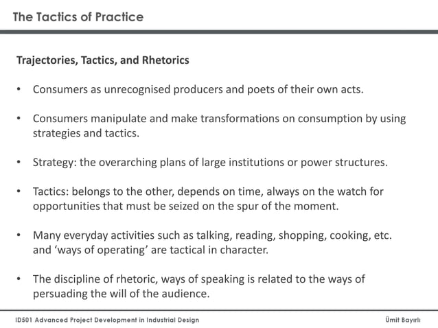 General introduction to the practice of everyday life by michel de