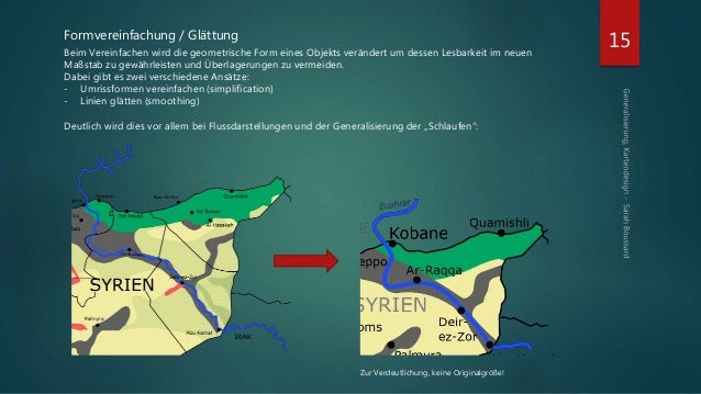 Kartendesign - Generalisieren