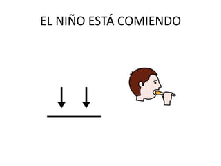 EL NIÑO ESTÁ COMIENDO
 