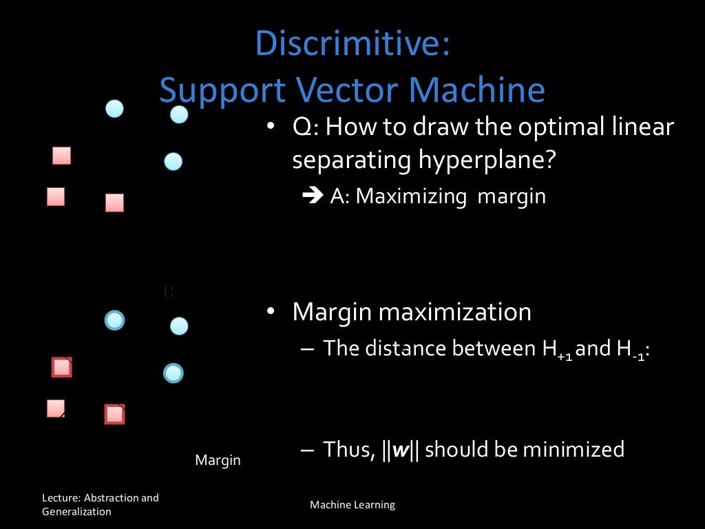 Generalization abstraction