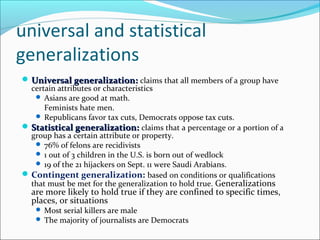 Generalization and types | PPT