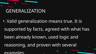 Generalization Grade 9 vxvxcv bcvbxcb | PPTX