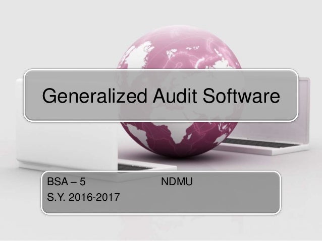 Generalized auditsoftware