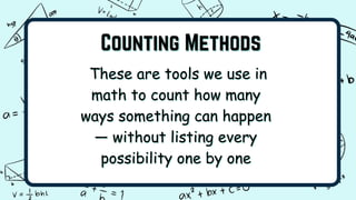 Comprehensive Guide to Counting Methods and the Pigeonhole Principle in ...