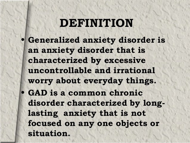 klonopin for generalized anxiety disorder gad