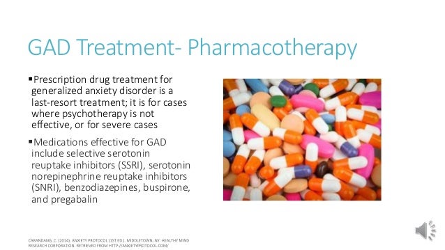 prozac treatment generalized anxiety disorder