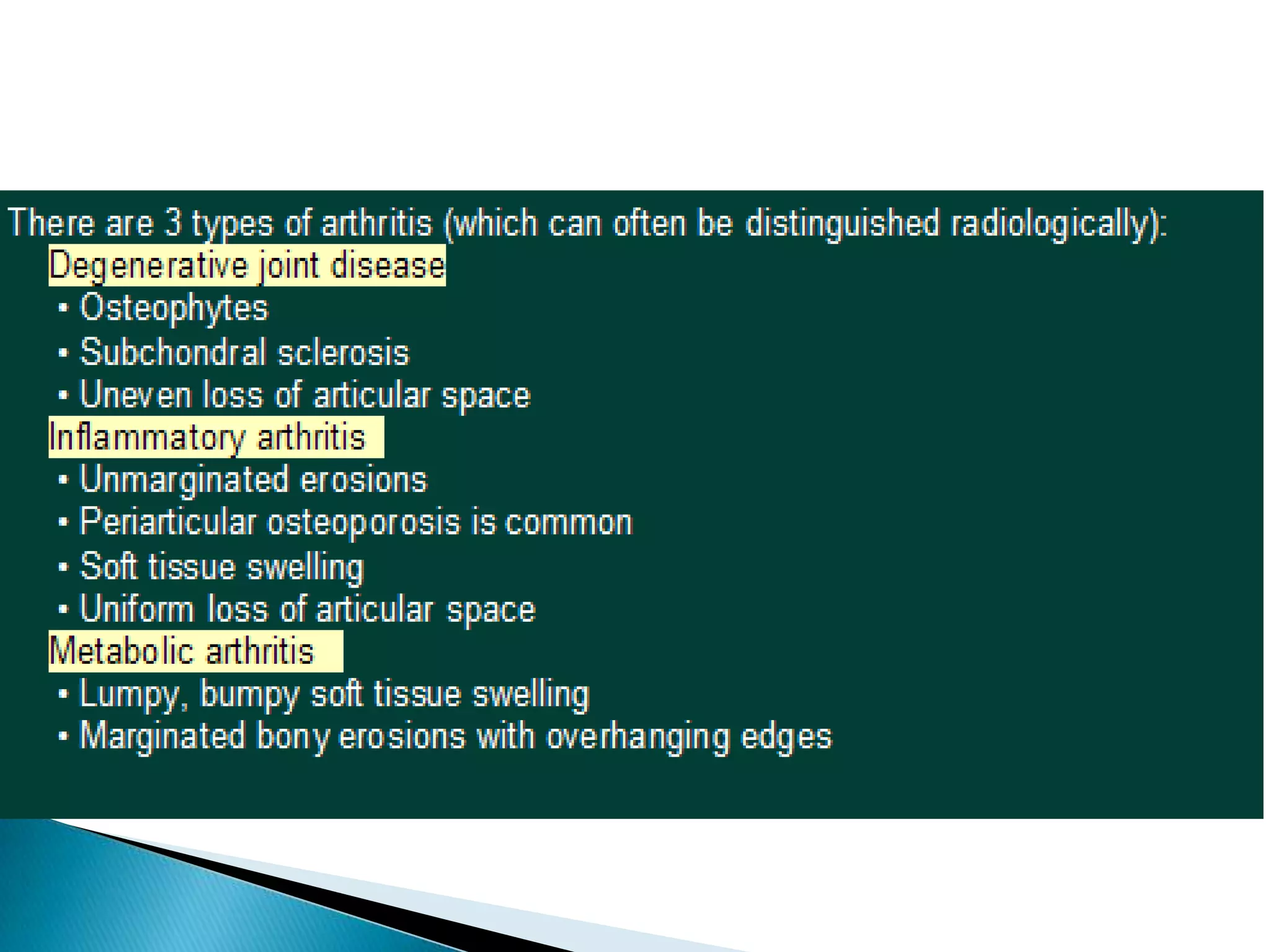 2-Which joints are involved?RA virtually involve the hand & feet, principally MCP, PIP, wrist joint &MTP.