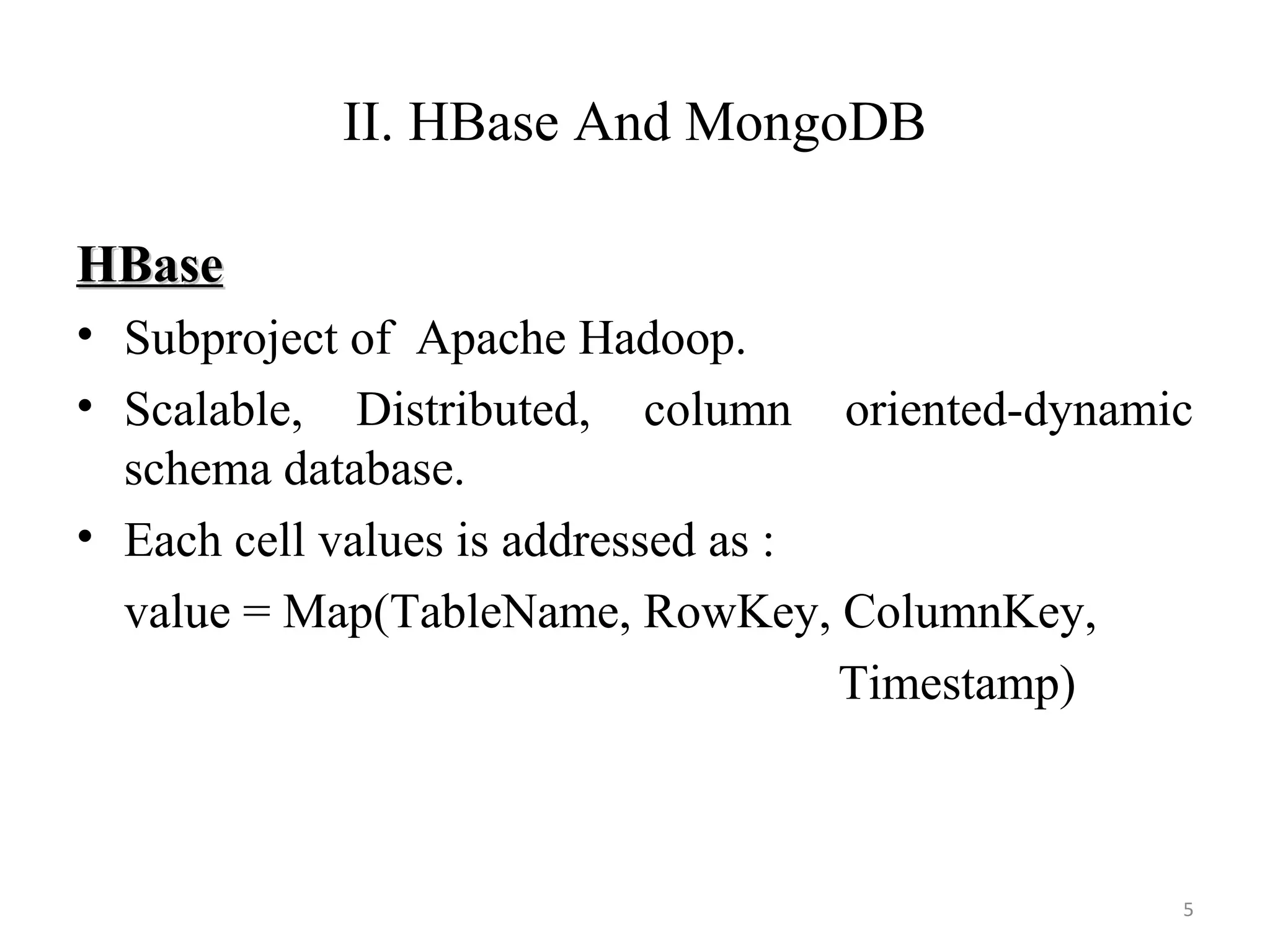 Generalized framework for using NoSQL Databases | PPT