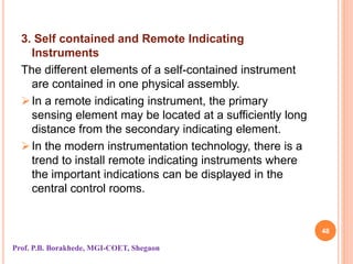 Remote Indicating Instruments Generalized measurement system | PPSX