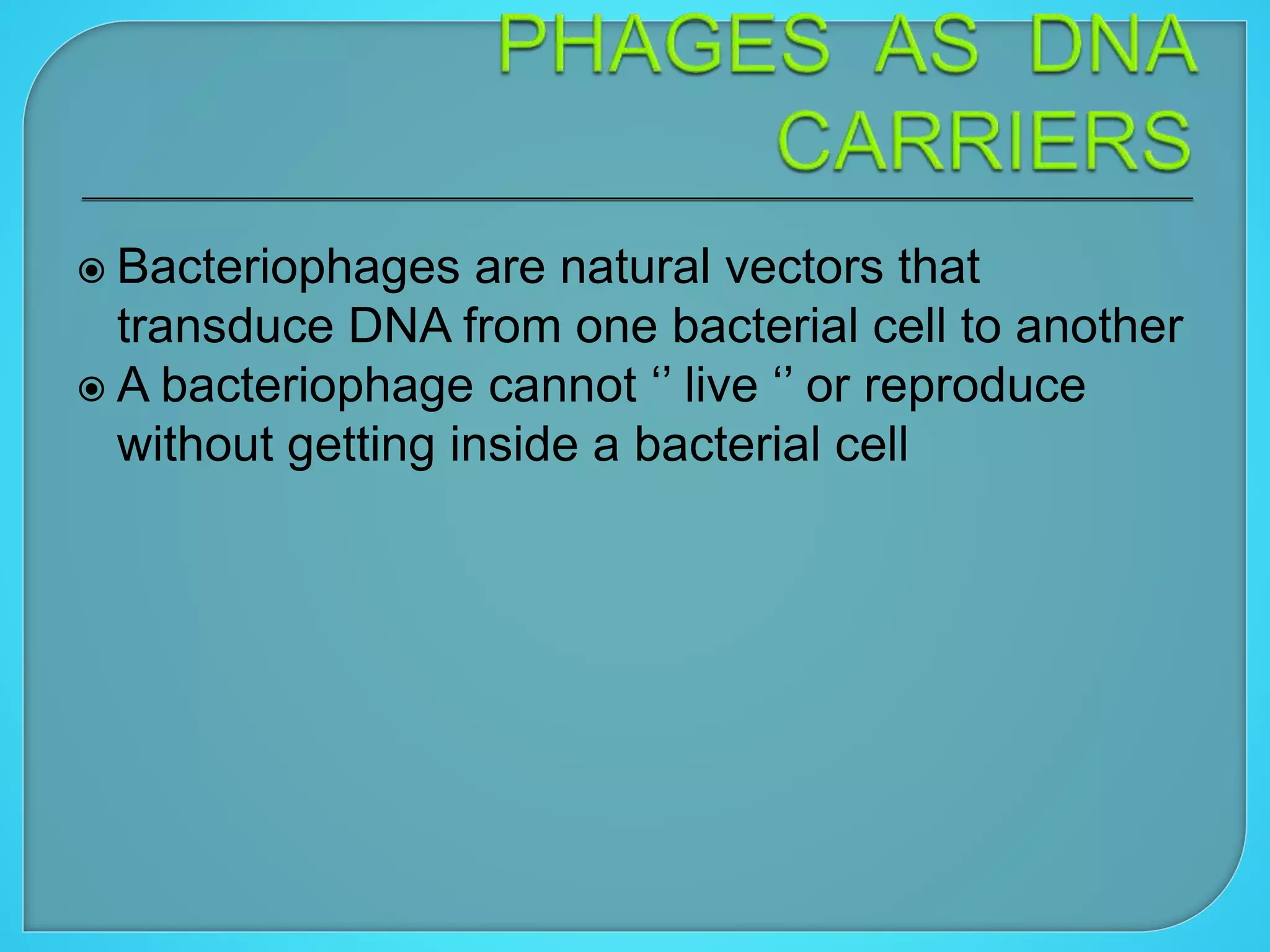 Generalized & specialized transduction PPTX