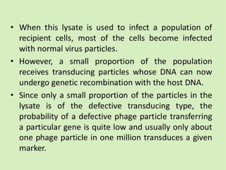 Generalized & specialized transduction, transformation and conjugation ...