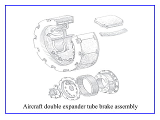 Aircraft double expander tube brake assembly 
