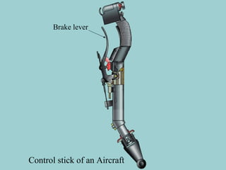 Control stick of an Aircraft Brake lever 