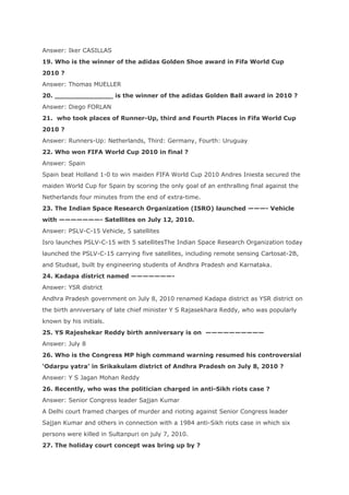 General Knowledge Notes.pdf General knowledge | DOC