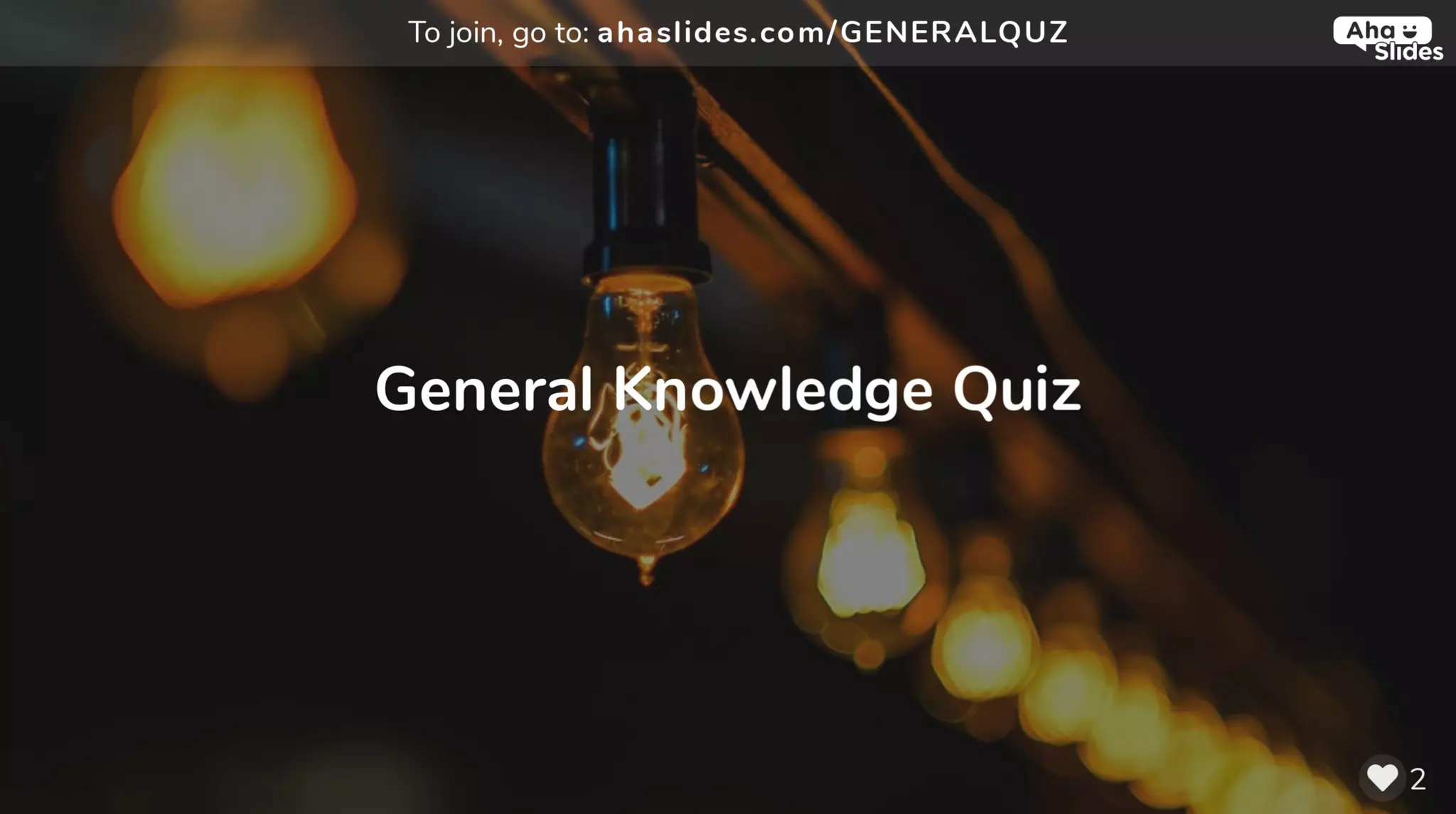 AhaSlides General Knowledge Quiz Sample | PDF