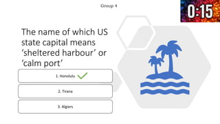 General knowledge quiz