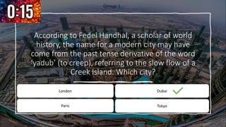 General knowledge quiz