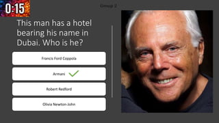 General knowledge quiz