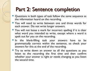 FCE General listening strategies | PPT