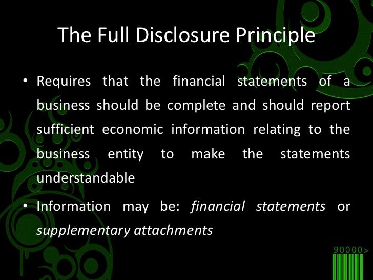 Generally accepted accounting principles