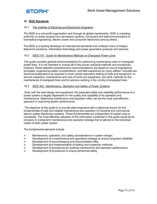 General Maintenance Standards V0.6 | PDF