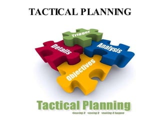 TACTICAL PLANNING 