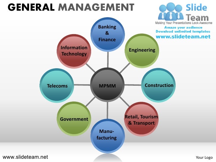 Business management powerpoint presentation design image
