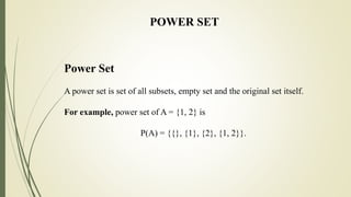 General Mathematis with the Topic of SETs Story | PPTX