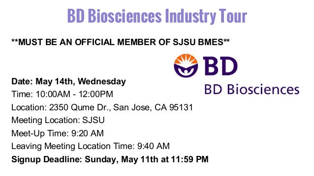 SJSU BMES General meeting updates SJSU BMES General meeting updates