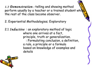 General Methods And Techniques Of Teaching | PPT