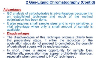 General methods for analysis of food carbohydrates | PDF