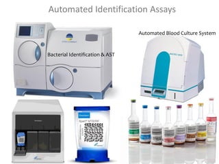 Automated Identification Assays
233
Automated Blood Culture System
Bacterial Identification & AST
 