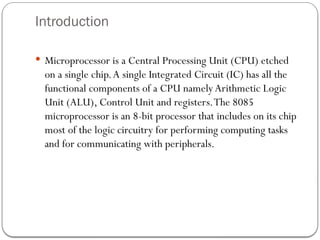 Most Reacent Small Microprocessor New ideas and General MICROPROCESSOR-PPT.pptx