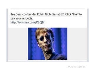 © Paul Copcutt Unlimited 2015-2016
 