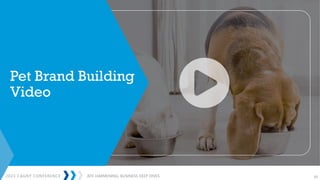 2023 CAGNY CONFERENCE 53
JEFF HARMENING: BUSINESS DEEP DIVES
Pet Brand Building
Video
 