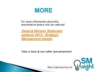 General Motors Mission Statement