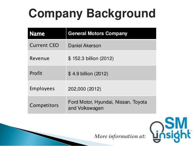 General Motors Mission Statement