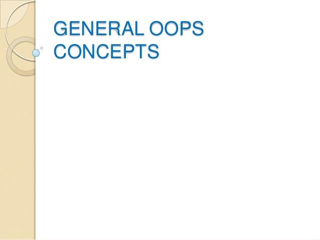 oops concepts