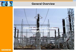 General Overview
220kV Switchyard Ca Mau 1
750MW CCPP
 