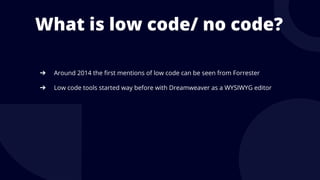 General overview low code/ no code | PDF