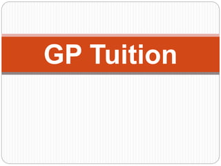 GP Tuition
 
