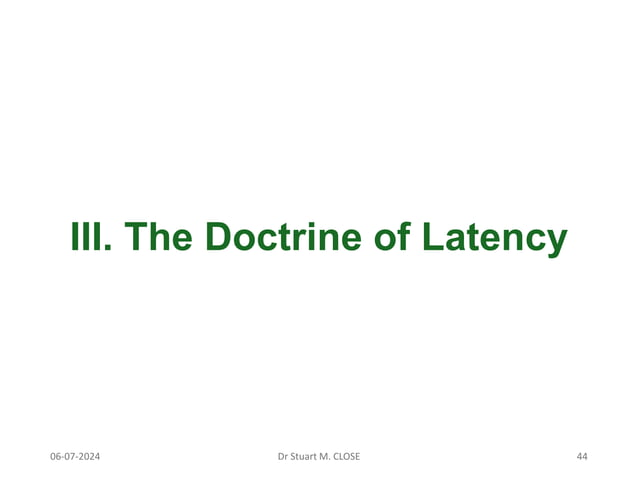 Chapter VIII - General Pathology of Homœopathy: Stuart Close | PPTX