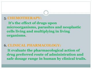 General pharmacology introduction part | PPTX