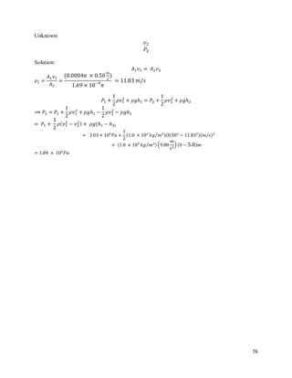 76
Unknown:
Solution:
( )
( ) ( )
( ⁄ )( )( )
( ⁄ ) ( ) ( )
.
 