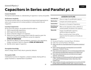 General Physics 2
Capacitors in Series and Parallel pt. 2
Content Standards
The learners demonstrate an understanding of c...