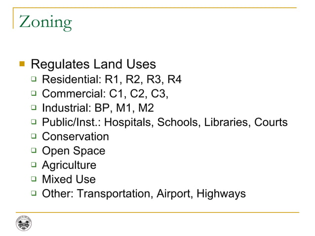 General Plan, Zoning And Entitlements | PPT